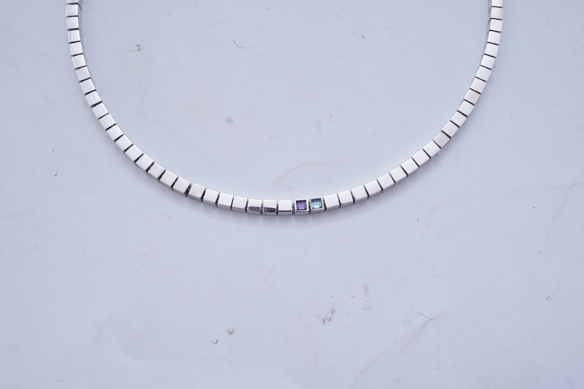Montblanc, a silver necklace